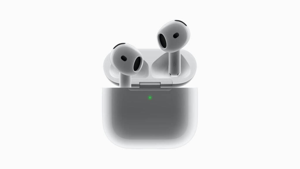 Apple AirPods 4 con estuche de carga