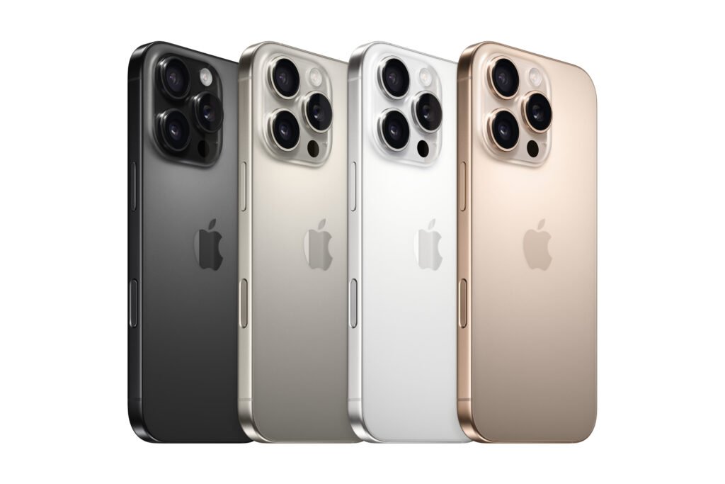 Apple iPhone 16 Pro y Pro Max colores