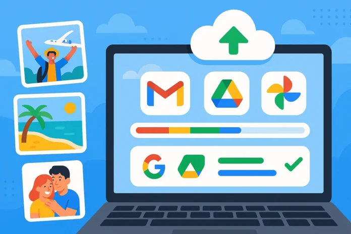Liberar Espacio en Google Fotos, Drive y Gmail