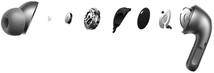 Xiaomi Buds 5 Pro interior driver Titan gray