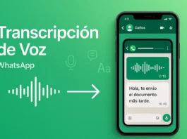 transcripcion de mensajes de voz en WhatsApp