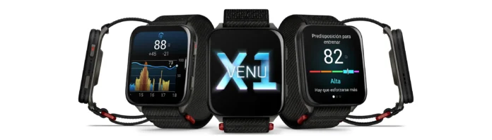 Garmin Venu X1 portada pantalla varios angulos