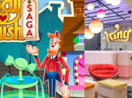 King Candy Crush Saga oficina