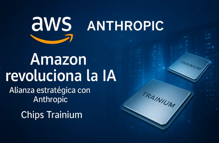 Amazon chip IA AWS Trainium y Anthropic Claude
