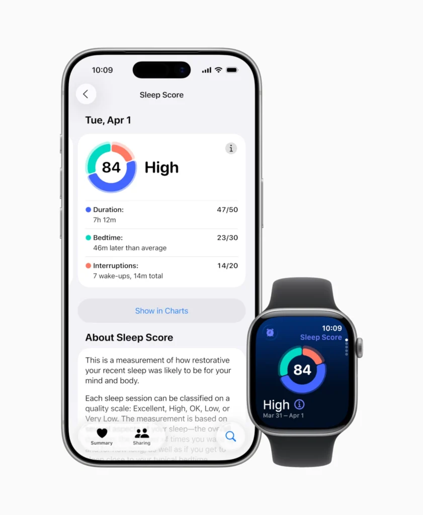 Apple Watch Series 11 puntuacion de sueño salud