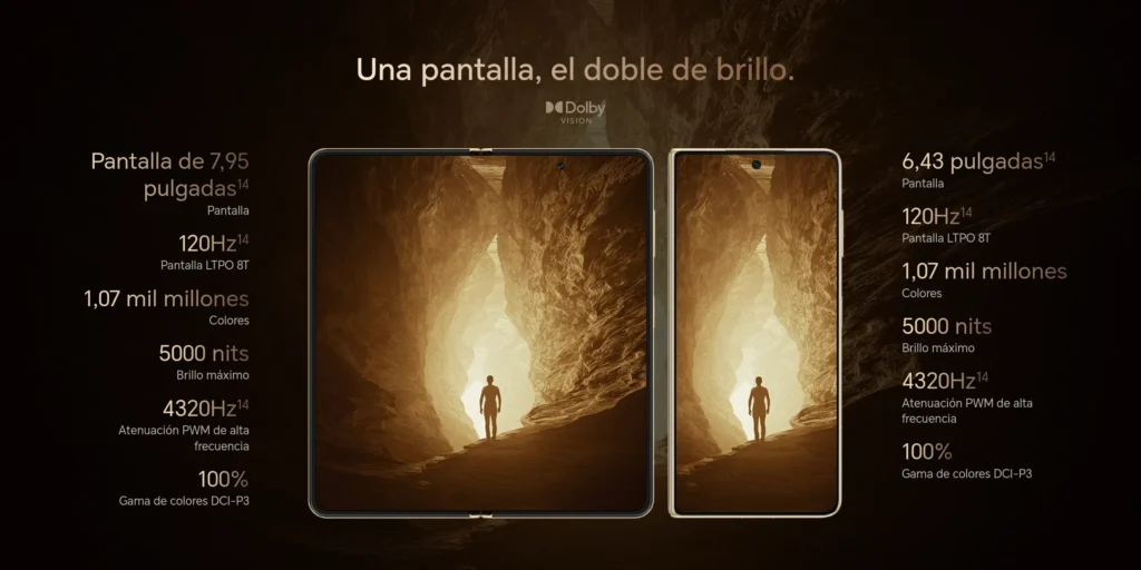 HONOR Magic V5 pantallas impresionantes