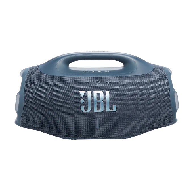 JBL BoomBox 4 vista frontal azul