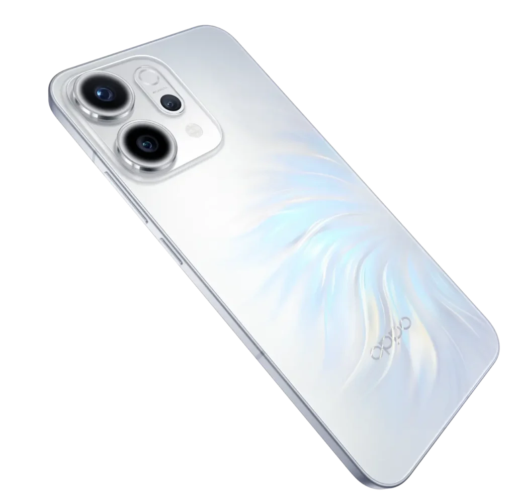 OPPO Reno14 5G white party lateral