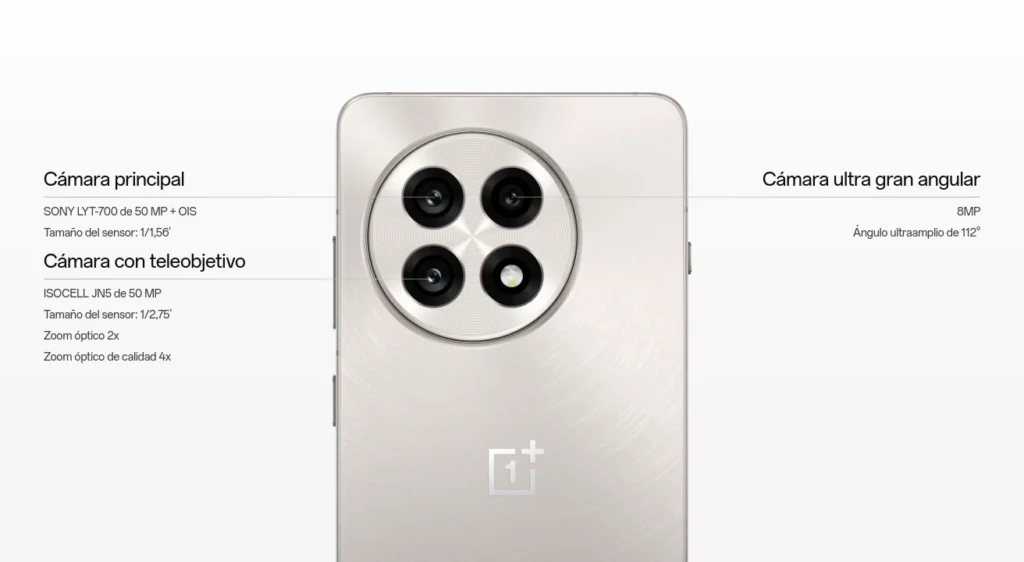 OnePlus 13R informacion detallada camaras