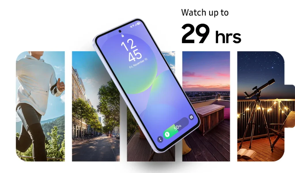 Samsung Galaxy A36 5G duracion bateria