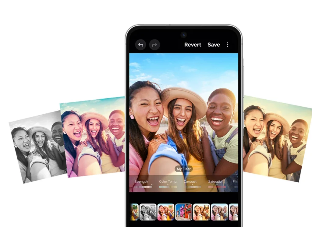 Samsung Galaxy A56 5G filtros fotografia IA